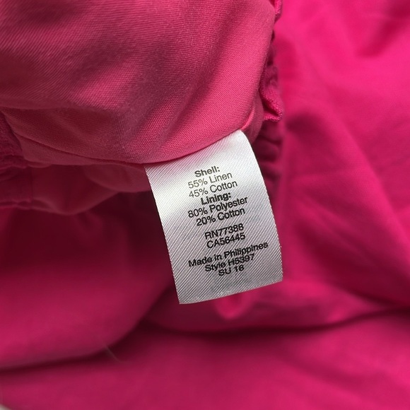 J Crew Factory NWT Linen Blend Scalloped Pink Skirt - 12 - Picture 6 of 10